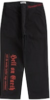 Supreme Bernadette Corporation Old English Chino Pant Black Supreme Bernadette Corporation Old English Chino Pant Black
