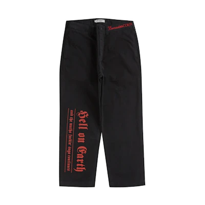 Supreme Bernadette Corporation Old English Chino Pant Black