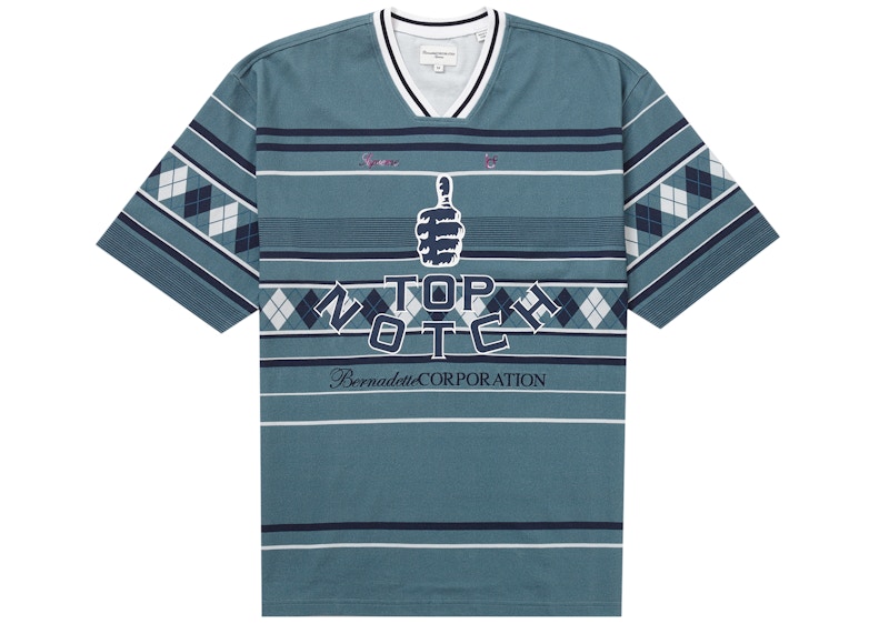 Supreme Bernadette Corporation Pique Soccer Top Blue