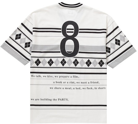 Supreme Bernadette Corporation 白色足球上衣 Order Supreme Bernadette Corporation 白色足球上衣