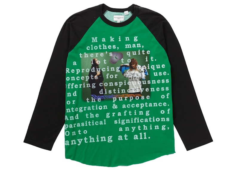 Supreme Bernadette Corporation Raglan L/S Top Green