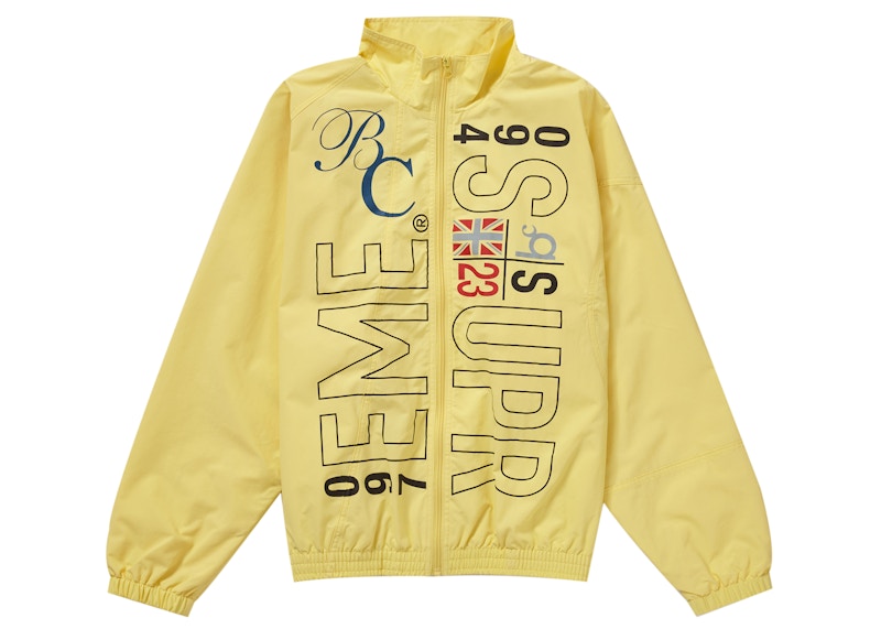 Supreme Bernadette Corporation Track Jacket Pale Yellow