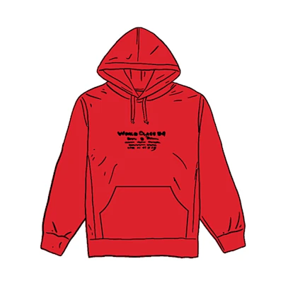 Supreme Best Of The Best Hooded L/S Top Red