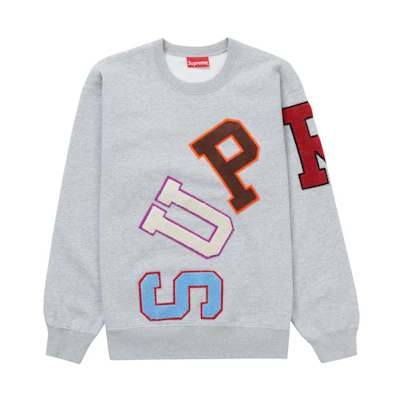 Supreme Big Arc Crewneck Heather Grey