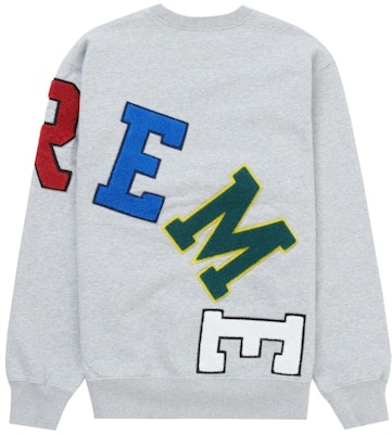 シュプリーム ビッグアーチ クルーネック (杢グレー)
Order シュプリーム ビッグアーチ クルーネック (杢グレー)