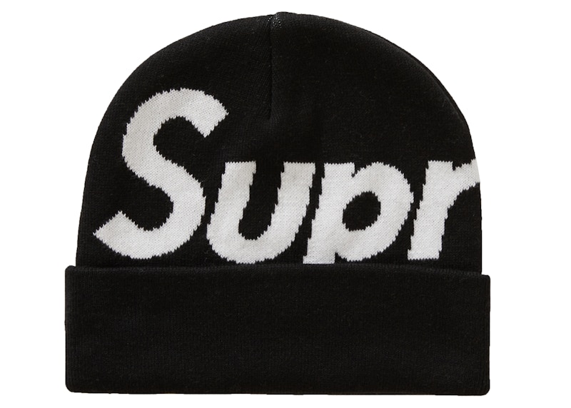 Buy Supreme Topi Beanie Logo Besar (FW20) Hitam