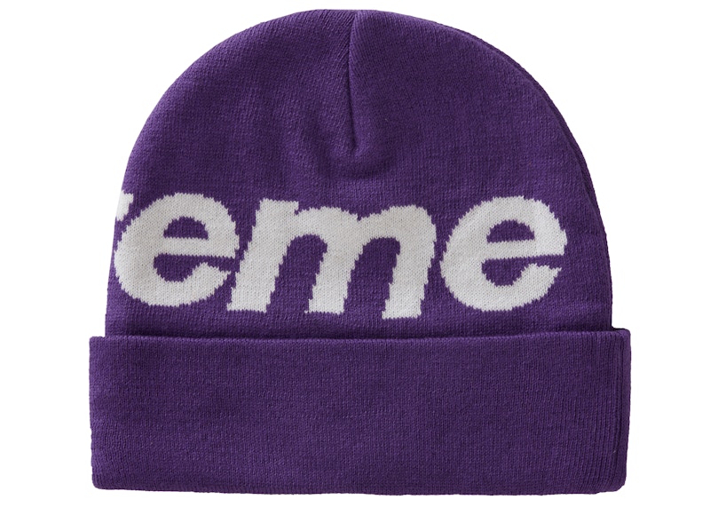 Order 슈프림 FW20 빅 로고 비니 (퍼플) 
