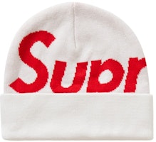 Supreme Big Logo Beanie (FW20) White Supreme Big Logo Beanie (FW20) White