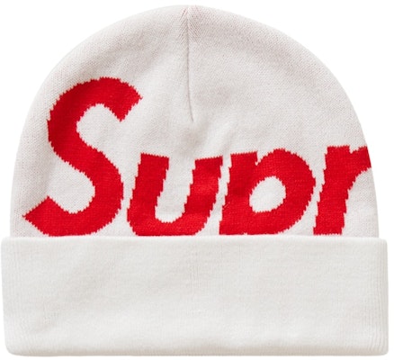 Supreme Big Logo Beanie (FW20) White Buy Supreme Big Logo Beanie (FW20) White