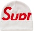 Buy Supreme Big Logo Beanie (FW20) White