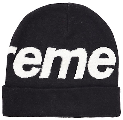 Supreme Big Logo Beanie Black (FW21) Order Supreme Big Logo Beanie Black (FW21)