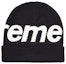 Order Supreme Big Logo Beanie Black (FW21)