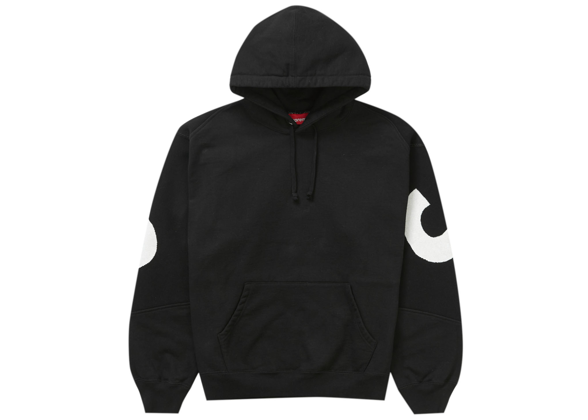 Buy Supreme Big Logo Jacquard Hooded Sweatshirt Black - Novelship 