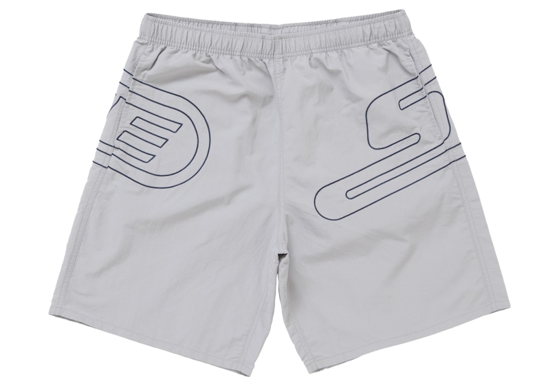 Supreme Big Logo Nylon Short Grey