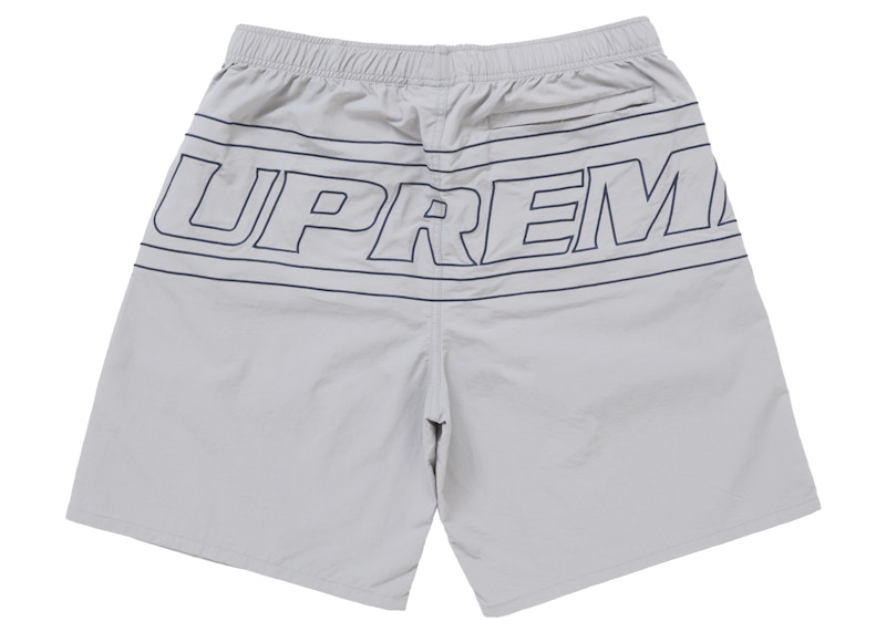 Supreme Big Logo Nylon Short Grey 圖 2