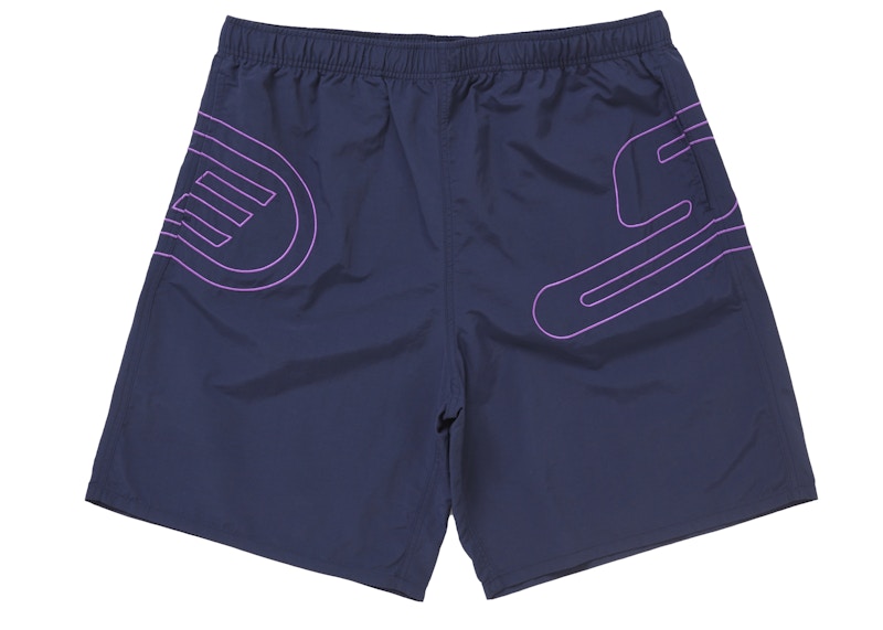 Supreme Big Logo Nylon Short Navy