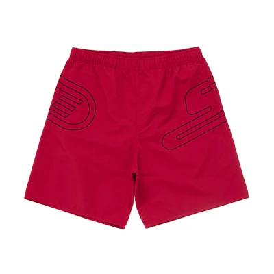 Supreme Big Logo Nylon Short Red