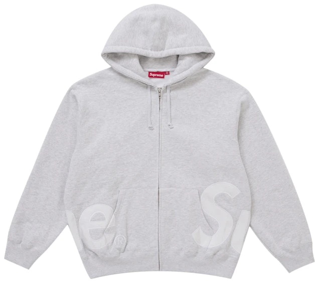 supreme-big-logo-zip-up-hooded-sweatshirt-ash-grey