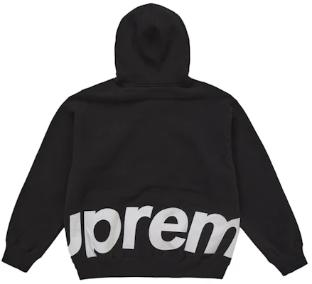 Supreme 大logo拉链连帽卫衣 黑色 Order Supreme 大logo拉链连帽卫衣 黑色