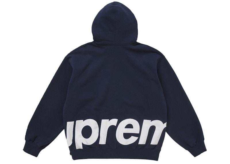 Order Sudadera con Capucha y Cremallera Supreme Big Logo Azul Marino