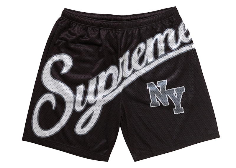 Supreme Big Script Mesh Short Black