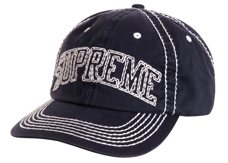 Buy Supreme Gorra Big Stitch 6-Panel Azul Marino