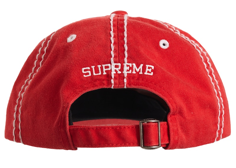 Supreme Big Stitch 6-Panel Red 圖 2