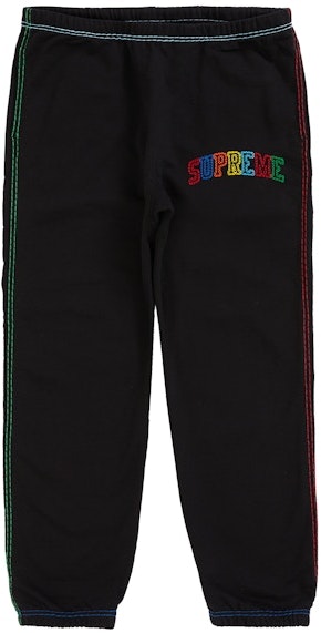 supreme-big-stitch-sweatpant-black
