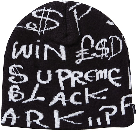 supreme-black-ark-beanie-black