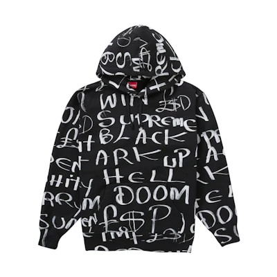 Supreme Black Ark Hooded Sweatshirt Black