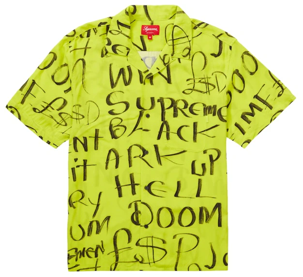 supreme-black-ark-rayon-s-s-shirt-fluorescent-yellow