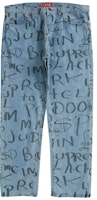 Supreme Black Ark Regular Jean Blue Supreme Black Ark Regular Jean Blue
