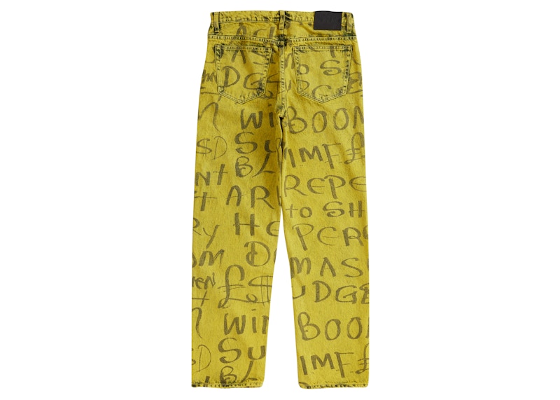 Supreme Black Ark Regular Jean Fluorescent Yellow 圖 2
