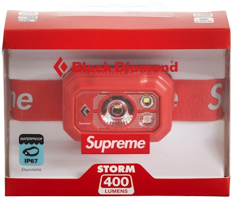 Supreme Black Diamond Storm 400 Headlamp Red Lookbook Supreme Black Diamond Storm 400 Headlamp Red