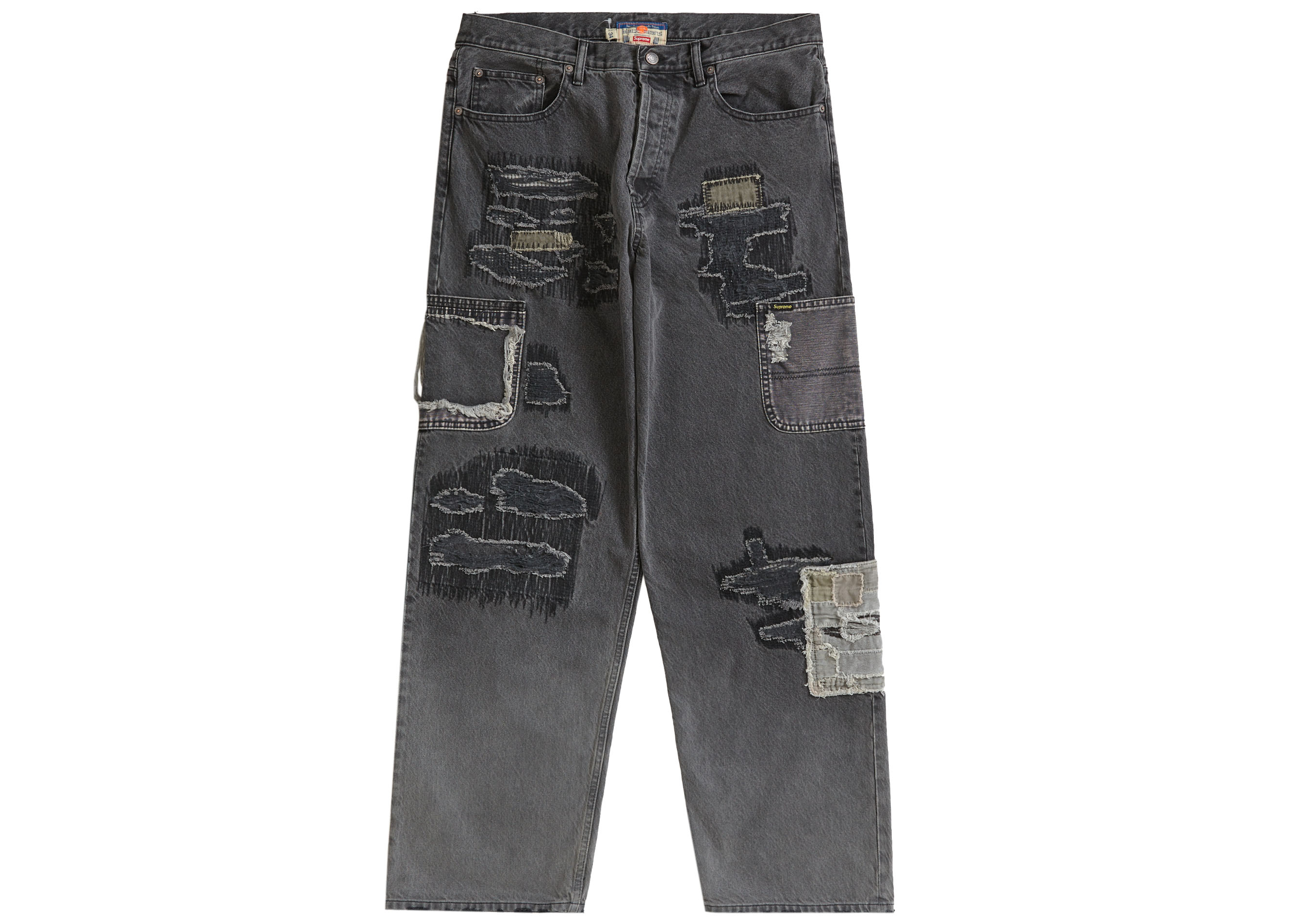 Supreme Blackmeans Mended Loose Fit Jean Washed Blackを購入