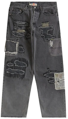 Supreme Blackmeans リペア加工ルーズジーンズ (ウォッシュブラック)
Buy Supreme Blackmeans リペア加工ルーズジーンズ (ウォッシュブラック)