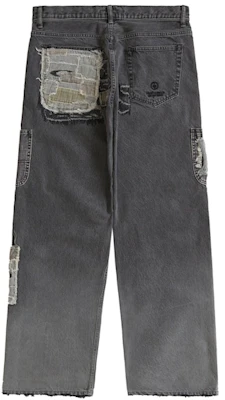 Supreme Blackmeans リペア加工ルーズジーンズ (ウォッシュブラック)
Order Supreme Blackmeans リペア加工ルーズジーンズ (ウォッシュブラック)