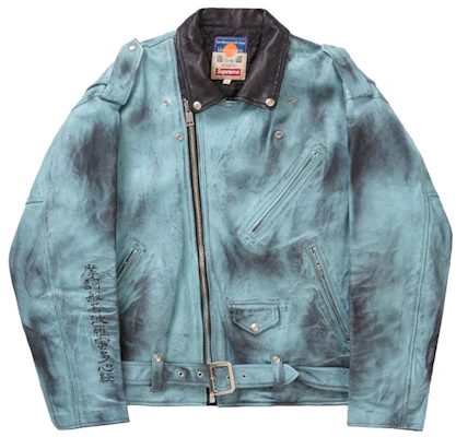 Jaket Motor Kulit Supreme Blackmeans Warna Hijau Muda Terlukis Buy Jaket Motor Kulit Supreme Blackmeans Warna Hijau Muda Terlukis