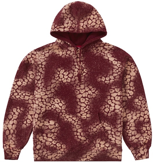 supreme-bleached-leopard-hooded-sweatshirt-cardinal