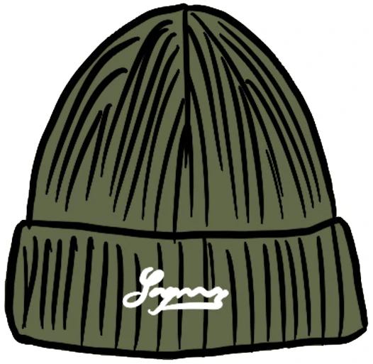 supreme-bleached-rib-beanie-olive