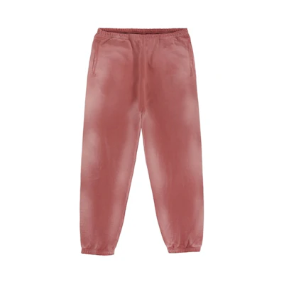 Supreme Bleached Sweatpant Dark Rose