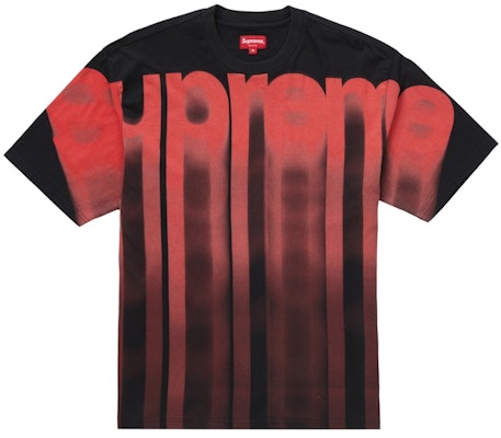 Supreme Bleed Logo S/S Top Black Buy Supreme Bleed Logo S/S Top Black