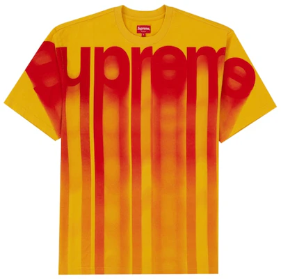 Supreme Camiseta Logo Bleed Manga Corta Amarilla Buy Supreme Camiseta Logo Bleed Manga Corta Amarilla
