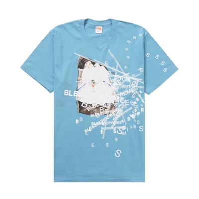 Supreme Bless Observed In A Dream Tee Light Slate