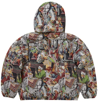 Supreme Bless Tapestry Down Puffer Jacket Multicolor Order Supreme Bless Tapestry Down Puffer Jacket Multicolor