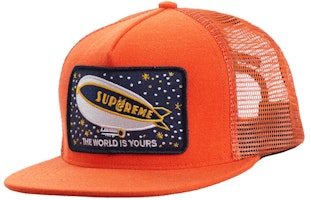 Supreme Blimp Mesh Back 5-Panel Orange Supreme Blimp Mesh Back 5-Panel Orange