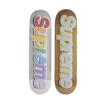 Supreme Bling BOGO Skateboard Deck Set Multicolor