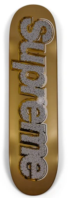 Supreme Bling Papan Skateboard Emas Buy Supreme Bling Papan Skateboard Emas