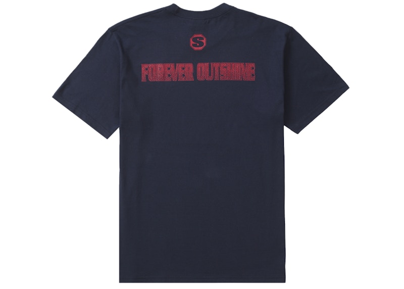 Supreme Blockbuster Tee Navy 圖 2