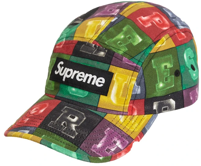 supreme-blocks-camp-cap-multicolor
